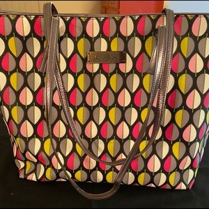 Vera Bradley Moon Blooms Faux Leather Tote